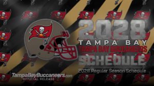 Agenda 2028 de los Tampa Bay Buccaneers: PDF imprimible, oponentes y fechas clave