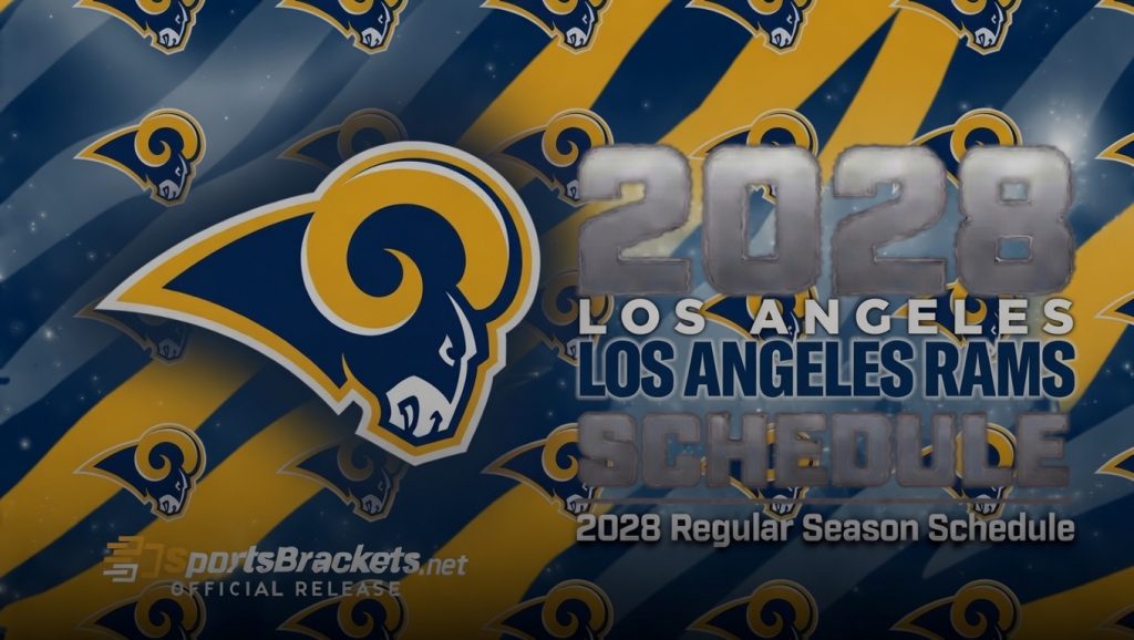Calendario de Los Angeles Rams 2028: PDF imprimible, oponentes y fechas clave