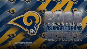 Calendario de Los Angeles Rams 2028: PDF imprimible, oponentes y fechas clave