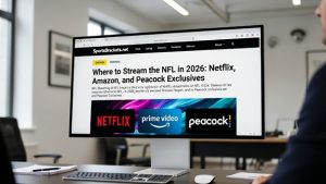 El ahorro para transmitir la NFL en 2026: exclusivas de Netflix, Amazon y Peacock – Sports Brackets
