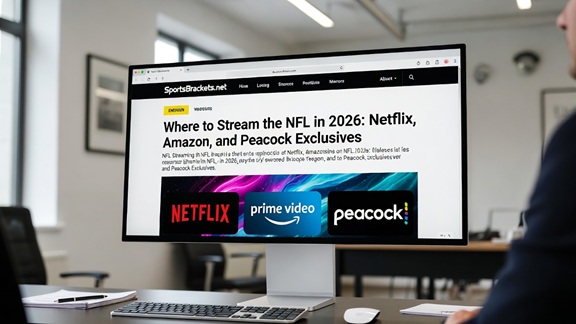 El ahorro para transmitir la NFL en 2026: exclusivas de Netflix, Amazon y Peacock – Sports Brackets
