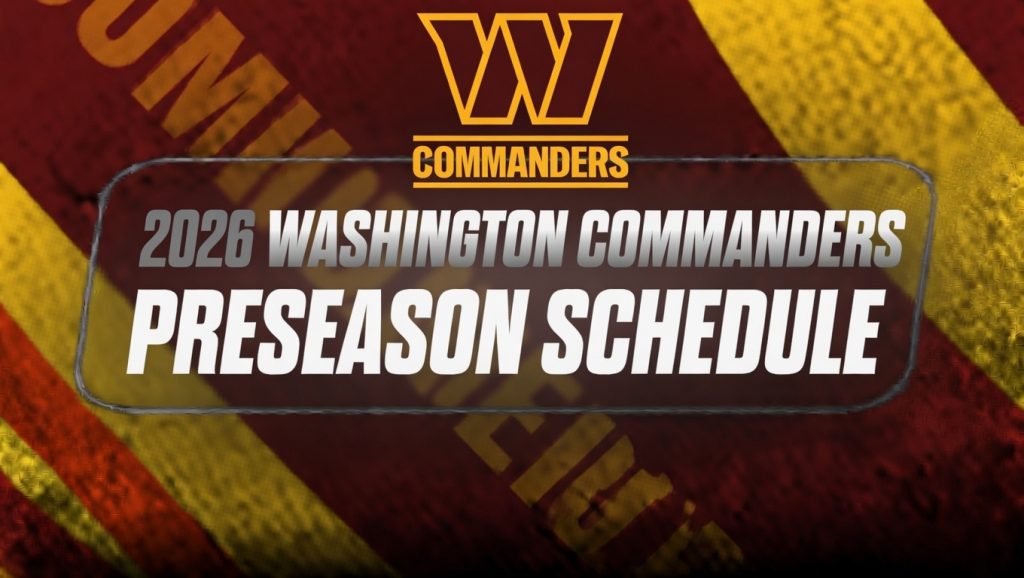 Agenda de pretemporada de los Washington Commanders 2026: casos de inicio y PDF imprimible – Cuadros deportivos