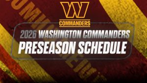 Agenda de pretemporada de los Washington Commanders 2026: casos de inicio y PDF imprimible – Cuadros deportivos