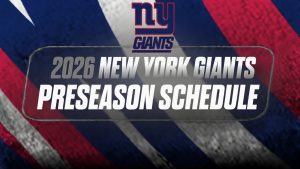 Agenda de pretemporada de los New York Giants 2026: horarios de inicio y PDF imprimible – Cuadros deportivos