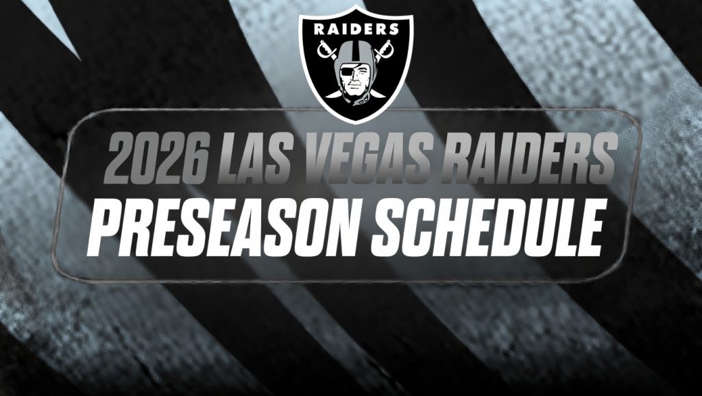 Agenda de pretemporada de los Raiders de Las Vegas 2026: casos de inicio y PDF imprimible – Cuadros deportivos