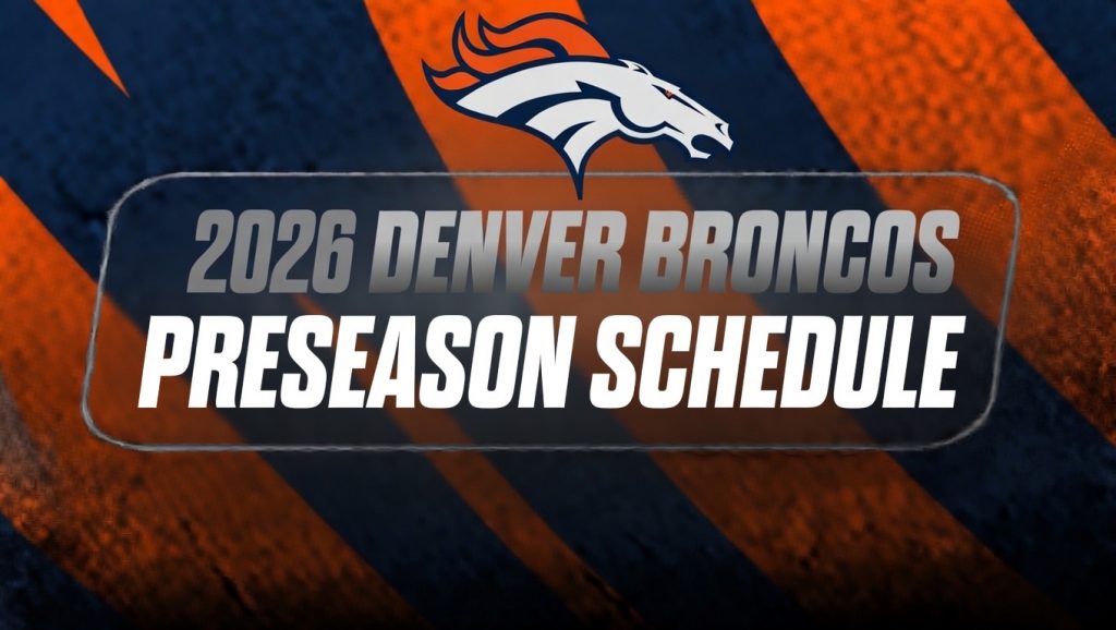 Calendario de pretemporada de los Denver Broncos 2026: horarios de inicio y PDF imprimible – Cuadros deportivos