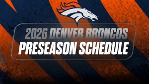 Calendario de pretemporada de los Denver Broncos 2026: horarios de inicio y PDF imprimible – Cuadros deportivos