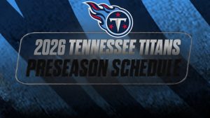Calendario de pretemporada de los Tennessee Titans 2026: casos de inicio y PDF imprimible – Cuadros deportivos