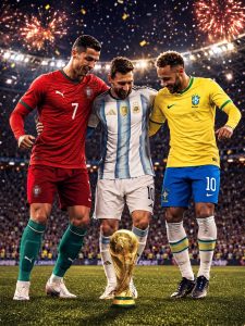 Ronaldo, Messi, Neymar – EL ÚLTIMO BAILE – Acciones deportivas Brackets