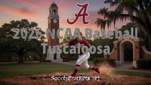 Calendario, cuadro y libro electrónico de TV de béisbol regional de la NCAA Tuscaloosa 2026