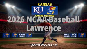 Calendario, soporte y archivos de TV del béisbol regional de Lawrence de la NCAA 2026