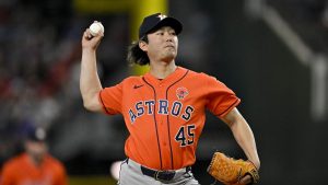 Tres Astros se mezclan para superar a los Rangers en el primer juego sin hits de las mayores desde 2024