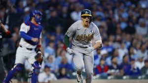 El novato Gage Soar, los Atléticos vencieron a los Cachorros en caída