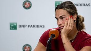 Origen francés: Aryna Sabalenka dice que “desea dejar el tenis” después de la caída de cuartos de final de Roland-Garros