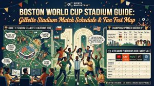Manual del estadio de la Copa Mundial de Boston | Agenda y fiesta de fans de Gillette