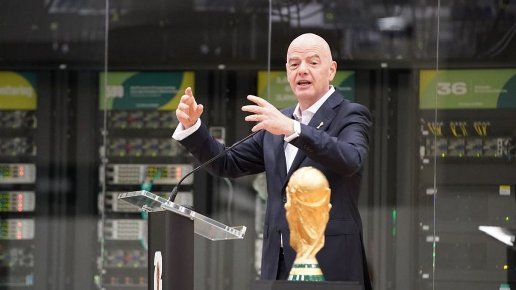 Infantino: la FIFA “ya no es rey del reino”, Estados Unidos controla la entrada