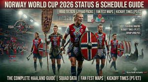 Información sobre la mesa de tiempo y espacio de la Copa Mundial de Noruega 2026 – Cuadros deportivos