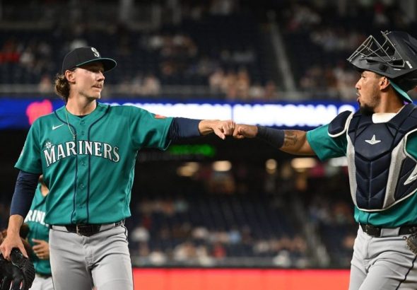 Dominic Canzone y Bryce Smith empujan a los Marineros sobre los Nacionales