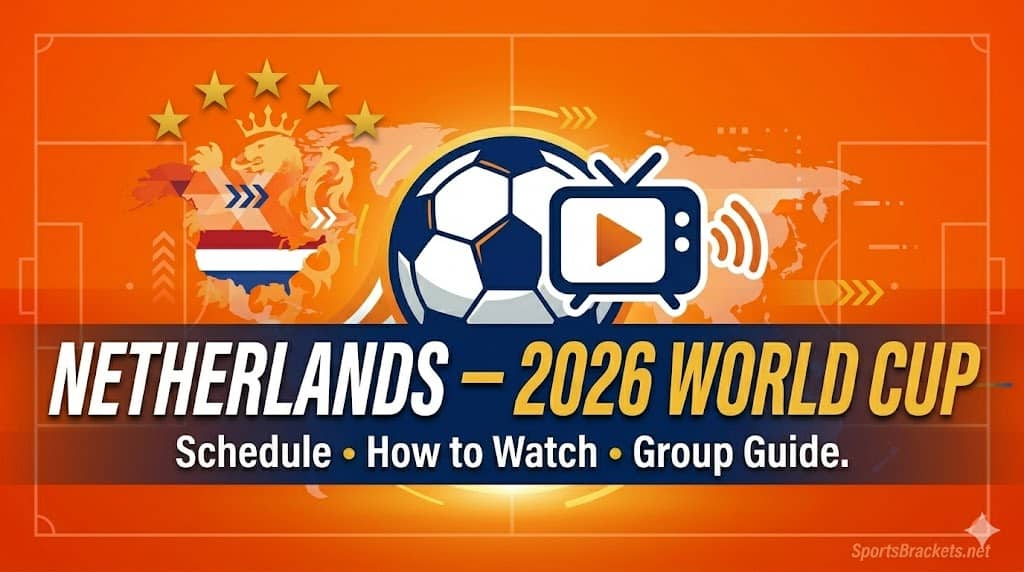Países Bajos en el Mundial 2026: calendario, encuesta y libro electrónico de la comunidad F – Cuadros de actividades deportivas