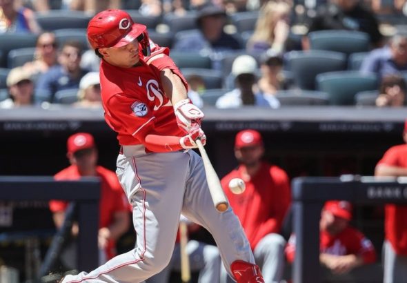 Sal Stewart y los Rojos se liberan en la goleada sobre los Yankees