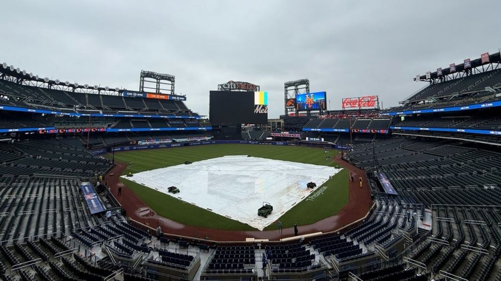 Cachorros-Mets cayeron por lluvia; doble cartelera dividida el miércoles