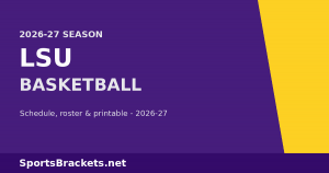 Agenda de baloncesto de LSU 2026-27: fechas, lista, TV y PDF imprimible – Soportes deportivos