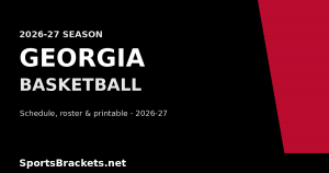 Agenda de baloncesto de Georgia 2026-27: fechas, lista, TV y PDF imprimible – Cuadros deportivos