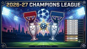 Liga de Campeones 2026-27: tabla de tiempos, diseño y cuadro imprimible