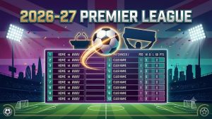 Calendario de la Premier League 2026-27: calendario, calendario e imprimible