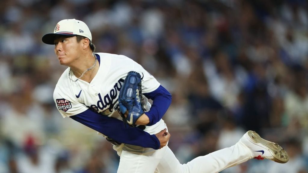 Yoshinobu Yamamoto de los Dodgers domina a los Padres
