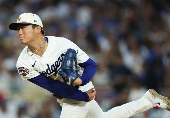 Yoshinobu Yamamoto de los Dodgers domina a los Padres