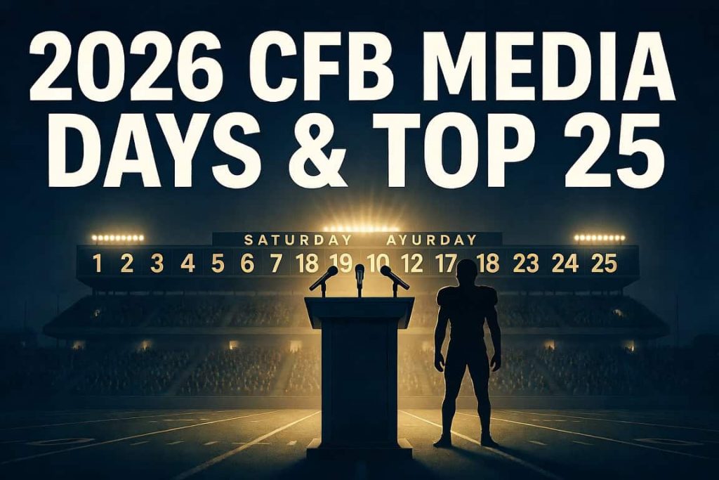 2026 Top 25 de pretemporada de fútbol escolar y días de prensa