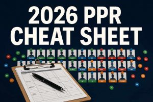 Hoja de trucos y tablero de borrador de PPR de Fantasy Football 2026