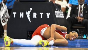 Aces All-Star A’ja Wilson (tobillo) ya no jugará contra Fever