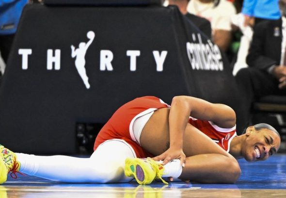 Aces All-Star A’ja Wilson (tobillo) ya no jugará contra Fever