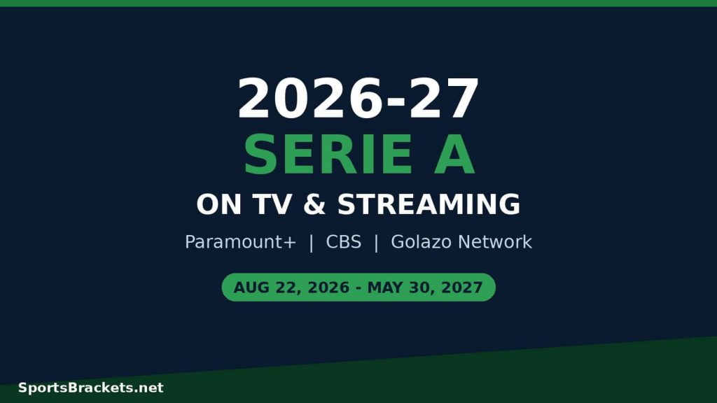 2026-27 Serie A en TV: El plan específico para Glimpse & Streaming (Paramount+)