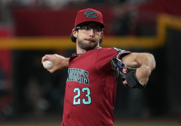 Ubicación de los Diamondbacks RHP Zac Gallen (codo) en IL