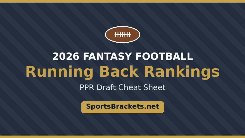 Clasificación RB Legend Soccer 2026 (PPR): hoja de referencia imprimible