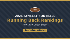 Clasificación RB Legend Soccer 2026 (PPR): hoja de referencia imprimible
