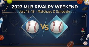 Agenda del fin de semana de contención de la MLB 2027 (del 15 al 18 de julio): enfrentamientos y fechas – Cuadros deportivos