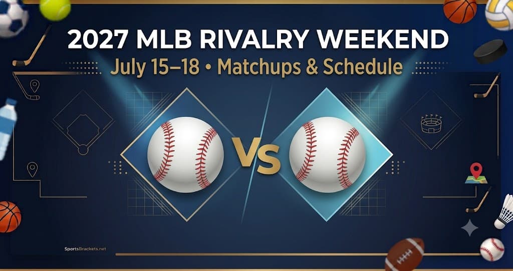 Agenda del fin de semana de contención de la MLB 2027 (del 15 al 18 de julio): enfrentamientos y fechas – Cuadros deportivos