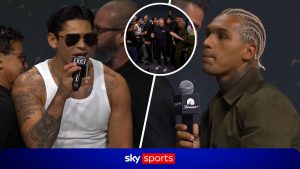 ¡Connor Benn y Ryan García se separaron cuando estalla una ENORME pelea en una conferencia de prensa!