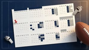 Calendarios imprimibles de programación de la NFL 2026: los 32 equipos, archivos PDF mes a mes – Corchetes de actividades deportivas